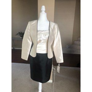 Size 8 Womens Formal Party Cocktail Gown Mother of Bride Dress Business Suit